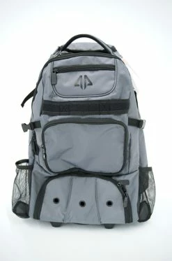 Alpha Prime Sports Prime Series II Roller Bat Backpack - Charcoal/Black