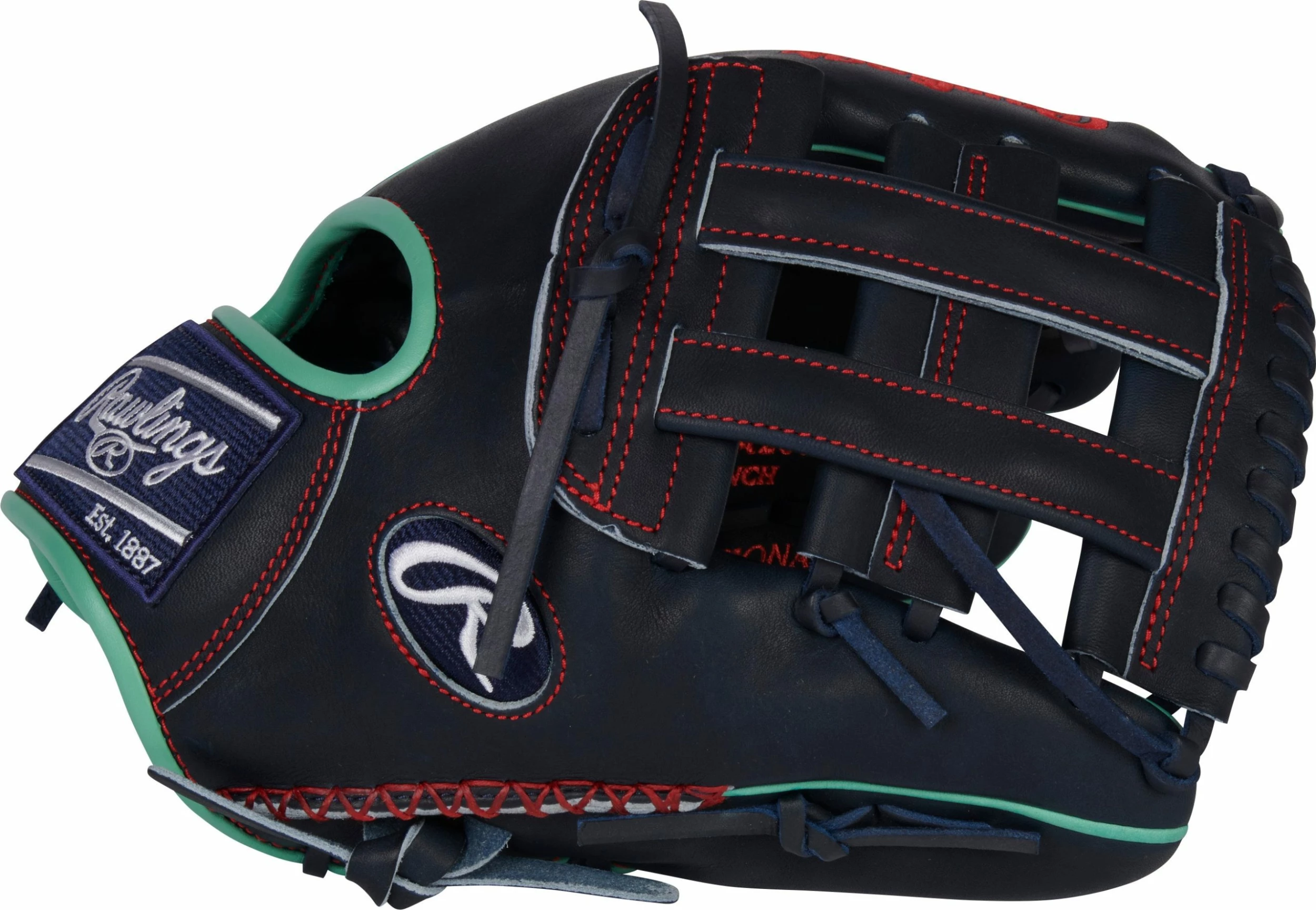 Rawlings Heart Of The Hide ColorSync 6.0 12" Infield Baseball Glove: PRONA28NM 3 Rawlings Heart Of The Hide ColorSync 6.0 12" Infield Baseball Glove: PRONA28NM - Image 3