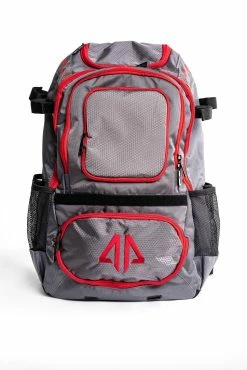 Alpha Prime Sports Prime Series II Bat Backpack - Grey/Red