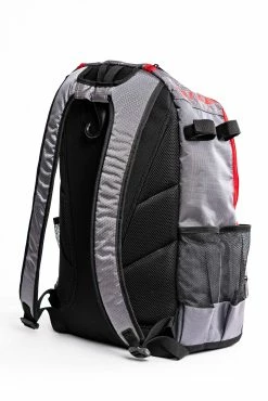 Alpha Prime Sports Prime Series II Bat Backpack - Grey/Red -Rawlings Fielding Gloves Shop PSERIESII BBP GRY RED 03