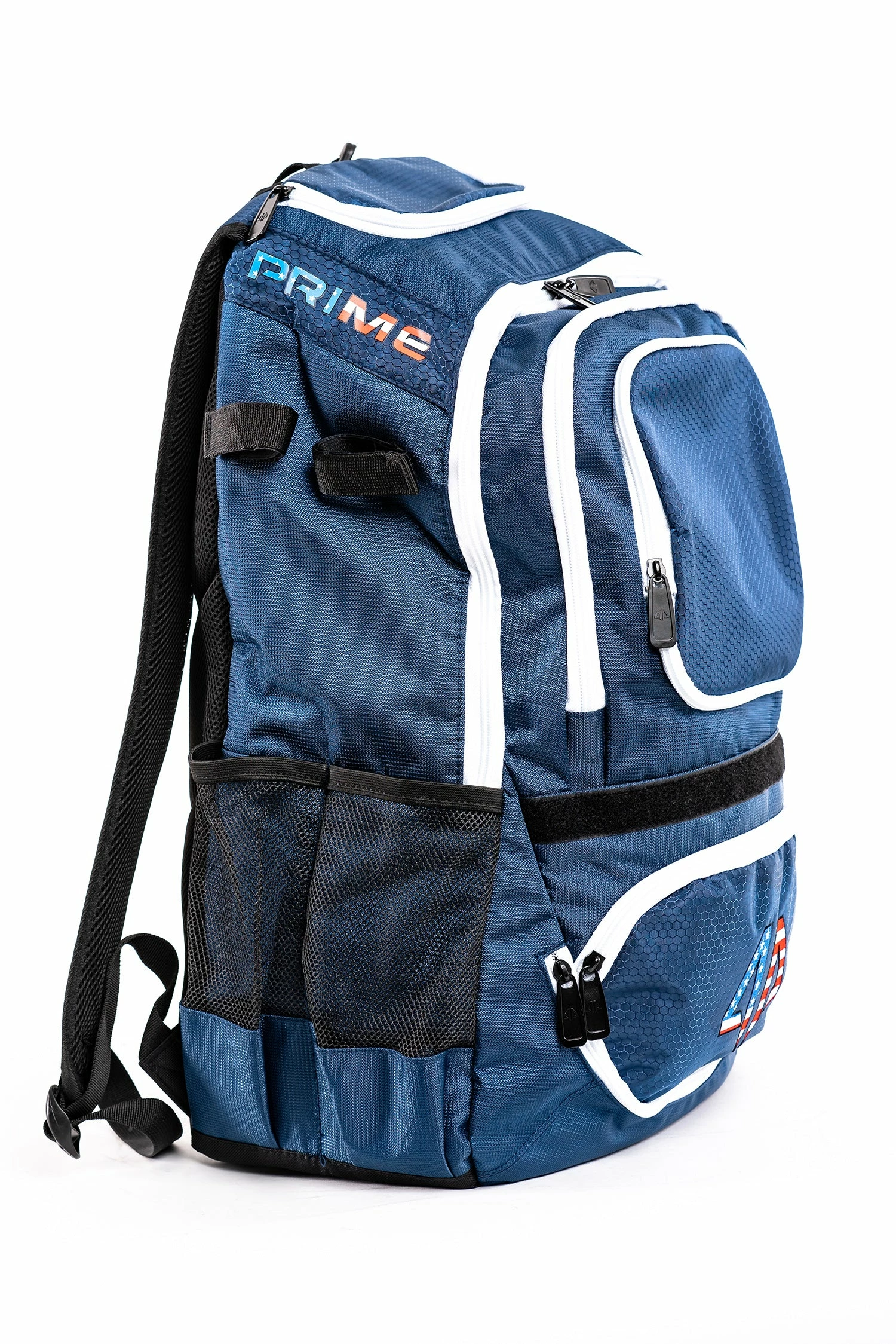 Alpha Prime Sports Prime Series II Bat Backpack - Navy/USA 2 Alpha Prime Sports Prime Series II Bat Backpack - Navy/USA - Image 2