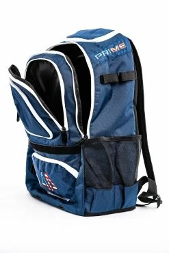 Alpha Prime Sports Prime Series II Bat Backpack - Navy/USA 7 Alpha Prime Sports Prime Series II Bat Backpack - Navy/USA -Rawlings Fielding Gloves Shop PSERIESII BBP NVY USA 04