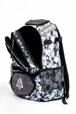 Alpha Prime Sports Prime Series II Bat Backpack - White/Camo -Rawlings Fielding Gloves Shop PSERIESII BBP WHT CAM 04