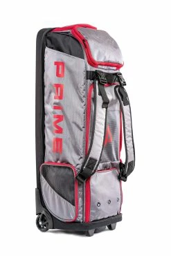 Alpha Prime Sports Prime Series II Roller Bat Bag - Grey/Red