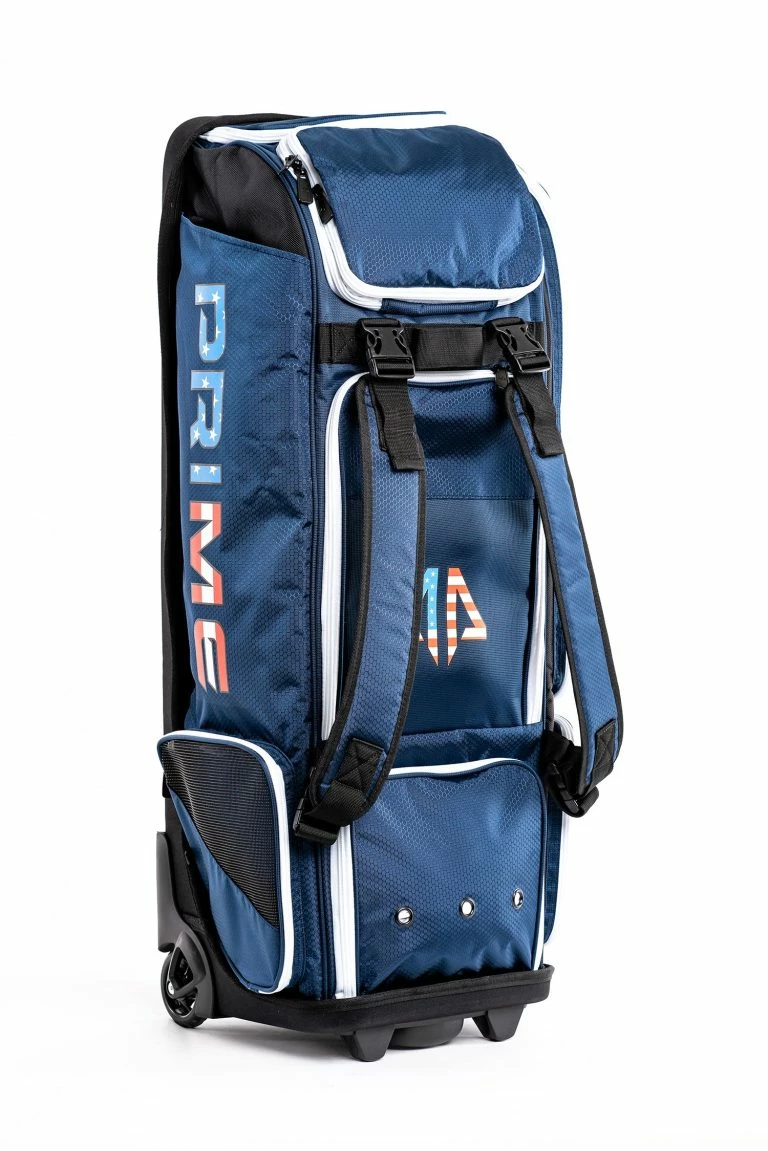 Alpha Prime Sports Prime Series II Roller Bat Bag Navy/USA Rawlings