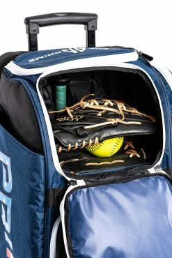 Alpha Prime Sports Prime Series II Roller Bat Bag - Navy/USA 13 Alpha Prime Sports Prime Series II Roller Bat Bag - Navy/USA -Rawlings Fielding Gloves Shop PSERIESII RBB NVY USA 05