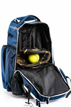 Alpha Prime Sports Prime Series II Roller Bat Backpack - Navy/USA -Rawlings Fielding Gloves Shop PSERIESII RBP NVY USA 08
