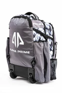 Alpha Prime Sports Prime Series II Roller Bat Backpack - White/Camo -Rawlings Fielding Gloves Shop PSERIESII RBP WHT CAM 06