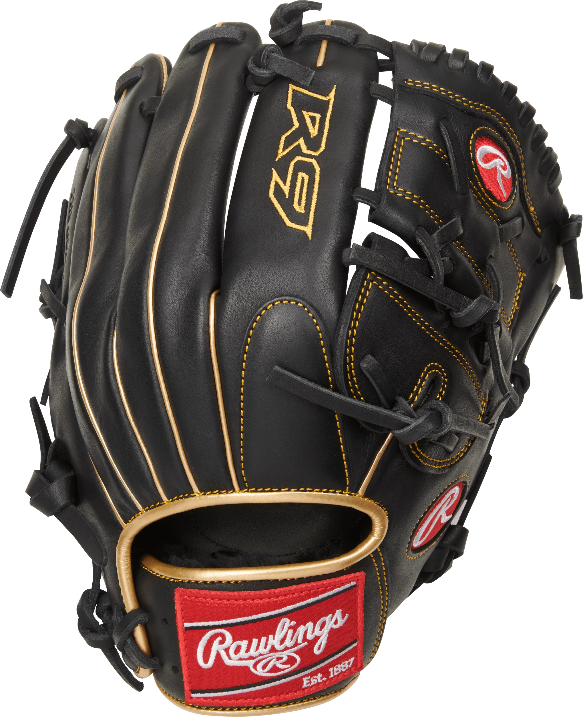 Rawlings R9 12" Infield/Pitcher's Baseball Glove: R9206-9BG 1 Rawlings R9 12" Infield/Pitcher's Baseball Glove: R9206-9BG