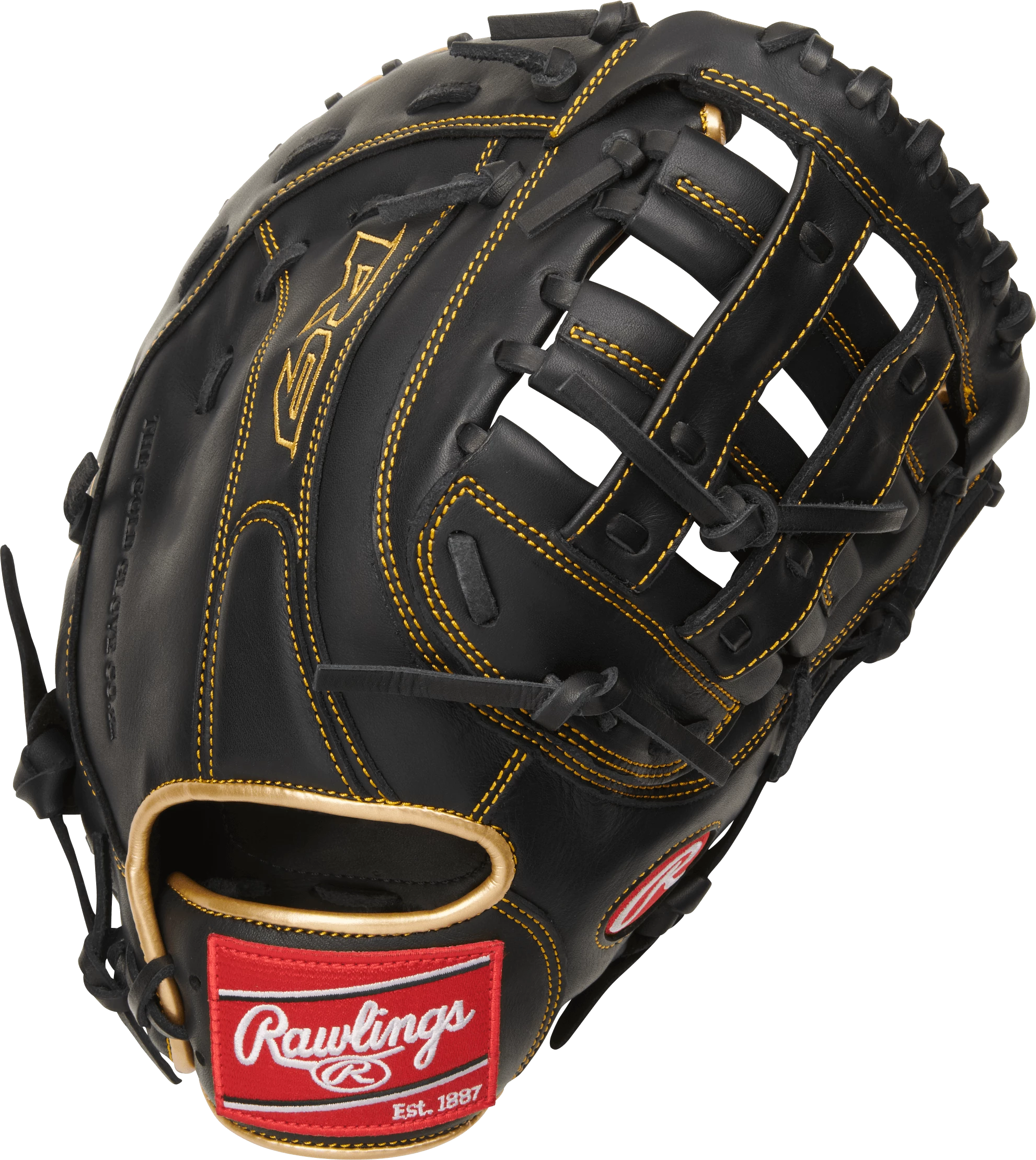 Rawlings R9 12.5" Baseball First Base Mitt: R9FM18BG 1 Rawlings R9 12.5" Baseball First Base Mitt: R9FM18BG