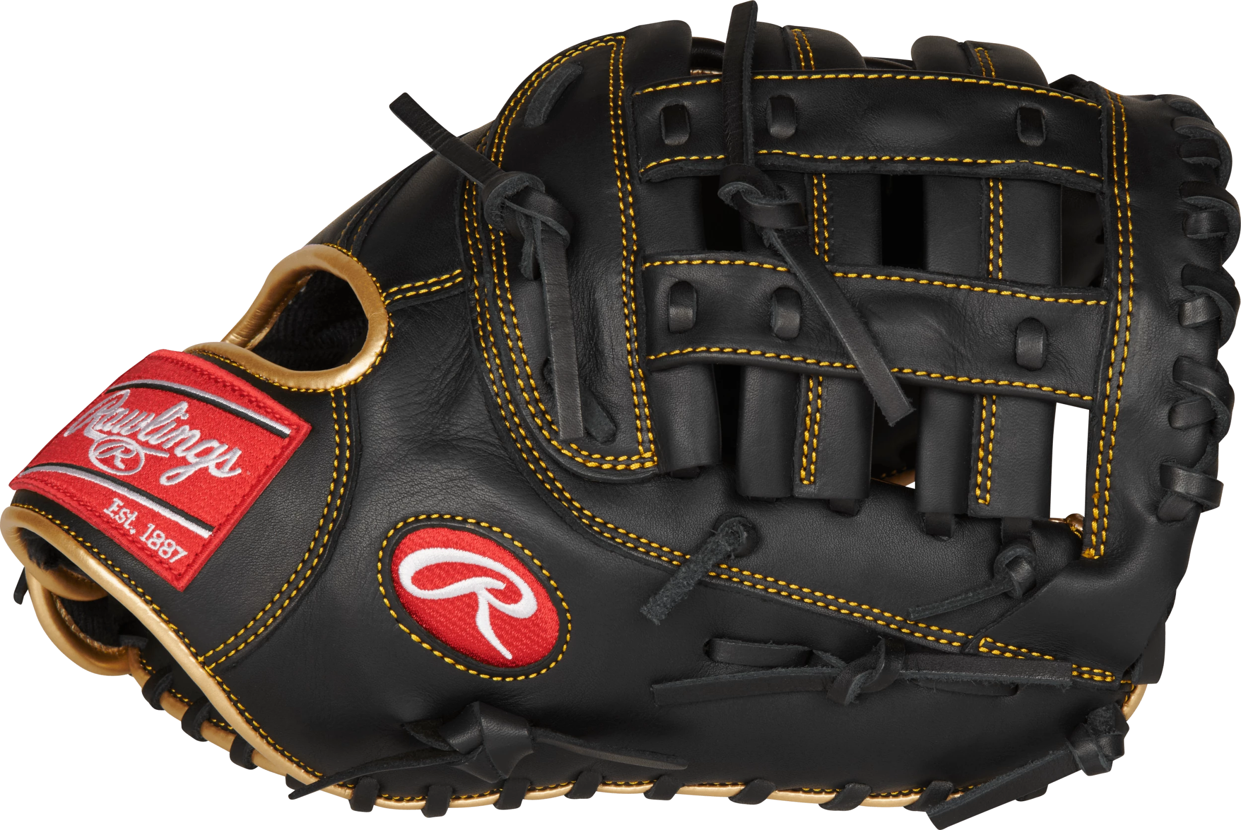 Rawlings R9 12.5" Baseball First Base Mitt: R9FM18BG 3 Rawlings R9 12.5" Baseball First Base Mitt: R9FM18BG - Image 3