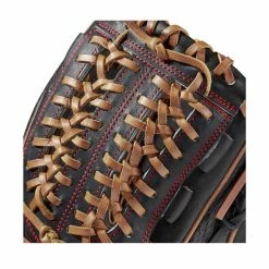 2021 Wilson A2K D33SS 11.75" Pitcher's Baseball Glove: WTA2KRB21D33 -Rawlings Fielding Gloves Shop WBW100063 4 A2K P D33 1175 BlackSnakeSS SaddleTan.png.cq5dam.web .1200.1200