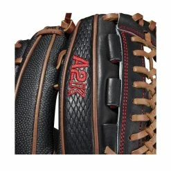2021 Wilson A2K D33SS 11.75" Pitcher's Baseball Glove: WTA2KRB21D33 -Rawlings Fielding Gloves Shop WBW100063 5 A2K P D33 1175 BlackSnakeSS SaddleTan.png.cq5dam.web .1200.1200