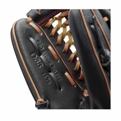 2021 Wilson A2K D33SS 11.75" Pitcher's Baseball Glove: WTA2KRB21D33 -Rawlings Fielding Gloves Shop WBW100063 6 A2K P D33 1175 BlackSnakeSS SaddleTan.png.cq5dam.web .1200.1200