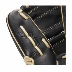 2021 Wilson A2000 B2SS 12" SuperSkin Pitcher's Baseball Glove: WBW10010012 14 2021 Wilson A2000 B2SS 12" SuperSkin Pitcher's Baseball Glove: WBW10010012 -Rawlings Fielding Gloves Shop WBW100100 6 A2000 P B2SS 12 BlackSS Blonde.png.cq5dam.web .1200.1200
