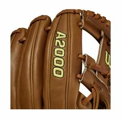 2021 Wilson A2000 DP15 Pedroia Fit 11.5" Infield Baseball Glove: WTA20RB21DP15 -Rawlings Fielding Gloves Shop WBW100108 5 A2000 IF DP15 115 SaddleTan.png.cq5dam.web .1200.1200