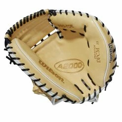 Wilson A2000 CM33 33" Baseball Catcher's Mitt: WBW10011533 -Rawlings Fielding Gloves Shop WBW100115 1 A2000 C DPCM 33 Blonde.png.cq5dam.web .1200.1200