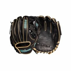 2022 Wilson A1000 DP15 11.5" Infield Baseball Glove: WTA10RB22DP15 -Rawlings Fielding Gloves Shop WBW100132 8 A1000 DP15 IF 115 Blue Black Blonde.png.cq5dam.web .1200.1200
