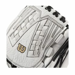 2022 Wilson A1000 V125 12.5" Outfield/Pitcher's Fastpitch Softball Glove: WTA10RF22V125 -Rawlings Fielding Gloves Shop WBW100182 4 A1000 FP V125 OF 125 White Black.png.cq5dam.web .1200.1200