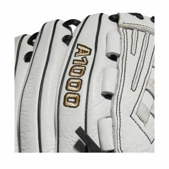 2022 Wilson A1000 V125 12.5" Outfield/Pitcher's Fastpitch Softball Glove: WTA10RF22V125 -Rawlings Fielding Gloves Shop WBW100182 5 A1000 FP V125 OF 125 White Black.png.cq5dam.web .1200.1200
