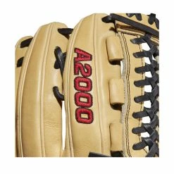 2022 Wilson A2000 D33 11.75" Pitcher's Baseball Glove: WTA20RB22D33 -Rawlings Fielding Gloves Shop WBW100393 5 A2000 Leather D33 1175 Blonde Black.png.cq5dam.web .1200.1200