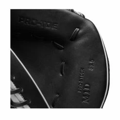 2022 Wilson A2000 M1DSS 33.5" Catcher's Mitt: WTA20RB22M1DSS -Rawlings Fielding Gloves Shop WBW100401 6 A2000 M1D C 335 Black White Red.png.cq5dam.web .1200.1200