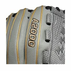 2022 Wilson A2000 SC V125SS 12.5" Outfield Fastpitch Softball Glove: WTA20RF22SCV125 -Rawlings Fielding Gloves Shop WBW100442 5 A2000 FP SC V125 125 Grey Black Gold.png.cq5dam.web .1200.1200