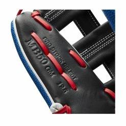2022 Wilson A2K MB50 Mookie Betts GM 12.5" Baseball Glove: WTA2KRB22MB50GM -Rawlings Fielding Gloves Shop WBW100472 6 A2K Mookie Betts MB50 GM 125 WhiteSS BlueSS Black Red.png.cq5dam.web .1200.1200