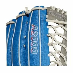 2023 Wilson A2000 Love The Moment PF92 12.25" Outfield Baseball Glove: WBW1008051225 -Rawlings Fielding Gloves Shop WBW100805 5 A2000 2022 Love The Moment PF92 1225 RoyalBlueSS Grey.png.cq5dam.web .1200.1200
