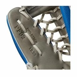 2023 Wilson A2000 Love The Moment PF92 12.25" Outfield Baseball Glove: WBW1008051225 -Rawlings Fielding Gloves Shop WBW100805 6 A2000 2022 Love The Moment PF92 1225 RoyalBlueSS Grey.png.cq5dam.web .1200.1200