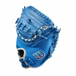 2023 Wilson A2000 Love The Moment CM33 33" Baseball Catcher's Mitt: WBW10084833 -Rawlings Fielding Gloves Shop WBW100848 2 A2000 C LTM CM33 33 AutismSpeaksBlue.png.cq5dam.web .1200.1200