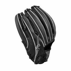 2023 Wilson A2K SC1787SS 11.75" Infield Baseball Glove: WBW1008921175 -Rawlings Fielding Gloves Shop WBW100892 3 A2K IF 1787SC 1175 BlackSS GreyDimple Grey.png.cq5dam.web .1200.1200