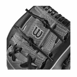 2023 Wilson A2K SC1787SS 11.75" Infield Baseball Glove: WBW1008921175 -Rawlings Fielding Gloves Shop WBW100892 4 A2K IF 1787SC 1175 BlackSS GreyDimple Grey.png.cq5dam.web .1200.1200