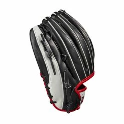 2023 Wilson A2000 1975 11.75" Infield Baseball Glove: WBW1009701175 -Rawlings Fielding Gloves Shop WBW100970 3 2023 A2000 IF 1975 1175 Black White Red.png.cq5dam.web .1200.1200