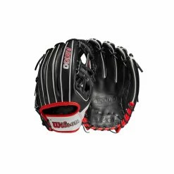 2023 Wilson A2000 1975 11.75" Infield Baseball Glove: WBW1009701175 -Rawlings Fielding Gloves Shop WBW100970 8 A2000 IF 1975 1175 Black White Red.png.cq5dam.web .1200.1200
