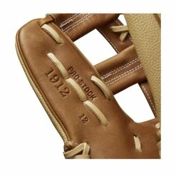 2023 Wilson A2000 1912 Super Skin 12" Infield Baseball Glove: WBW10097212 -Rawlings Fielding Gloves Shop WBW100972 6 2023 A2000 IF 1912SS 12 BlondeSS SaddleTan Yellow.png.cq5dam.web .1200.1200