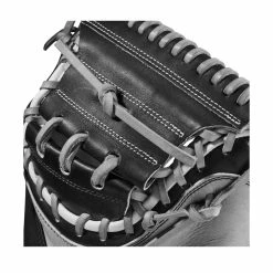 2023 Wilson A2000 M2 33.5" Baseball Catcher's Mitt: WBW100977335 12 2023 Wilson A2000 M2 33.5" Baseball Catcher's Mitt: WBW100977335 -Rawlings Fielding Gloves Shop WBW100977 4 A2000 C M2SS 335 Grey Black.png.cq5dam.web .1200.1200