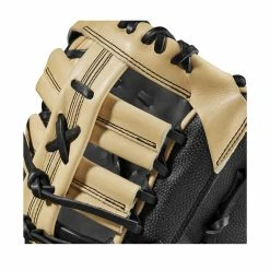 2023 Wilson A2000 1679 Super Skin 12.5" Baseball First Base Mitt: WBW100979125 -Rawlings Fielding Gloves Shop WBW100979 4 A2000 1B 1679SS 125 Black BlackSS Blonde.png.cq5dam.web .1200.1200