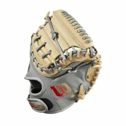 2023 Wilson A2000 PF33 Super Skin 33" Baseball Catcher's Mitt: WBW10098433 -Rawlings Fielding Gloves Shop WBW100984 2 2023 A2000 C PF33SS 33 GreySS Blonde.png.cq5dam.web .1200.1200