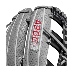 2023 Wilson A2000 FP75SS 11.75" Infield Fastpitch Glove: WBW1009911175 13 2023 Wilson A2000 FP75SS 11.75" Infield Fastpitch Glove: WBW1009911175 -Rawlings Fielding Gloves Shop WBW100991 5 A2000 FP FP75SS 1175 GreySnakeSS Black Red