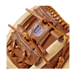 2023 Wilson A2000 SB22 11.75" Infield Fastpitch Glove: WBW1010161175 -Rawlings Fielding Gloves Shop WBW101016 4 A2000 FP Sis Bates GM FP1975 1175 Blonde SaddleTan Purple