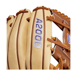 2023 Wilson A2000 SB22 11.75" Infield Fastpitch Glove: WBW1010161175 -Rawlings Fielding Gloves Shop WBW101016 5 A2000 FP Sis Bates GM FP1975 1175 Blonde SaddleTan Purple