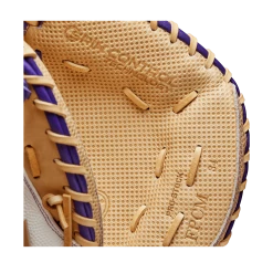 2023 Wilson A2000 Aubree Munro AM1 34" Fastpitch Catcher's Mitt: WBW10101834 -Rawlings Fielding Gloves Shop WBW101018 6 A2000 FP C Aubree Munro GM FPCM 34 White Blonde Purple