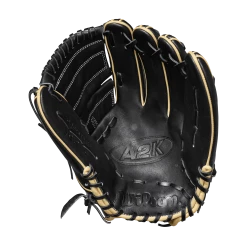 2020 Wilson A2K 12" Pitchers Baseball Glove: WTA2KRB20B2 -Rawlings Fielding Gloves Shop WTA2KRB20B2 1 A2K Pitcher B212 12 Black Blonde Palm