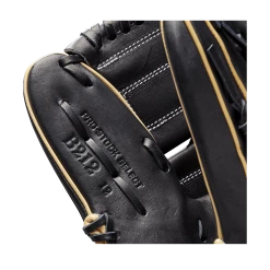 2020 Wilson A2K 12" Pitchers Baseball Glove: WTA2KRB20B2 -Rawlings Fielding Gloves Shop WTA2KRB20B2 6 A2K Pitcher B212 12 Black Blonde Alt 05