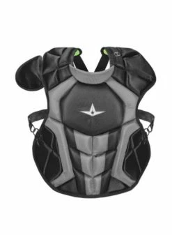 2022 All-Star S7 Axis Chest Protector / Meets NOCSAE / Ages 9-12 Black